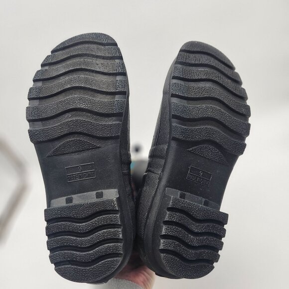 Sakroots Snow Rain Rubber Boots Insulated Drawstring Tops Womens Sz 9 NEW - Picture 7 of 8